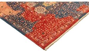 Tappeto Kairo Stilizzato Blu Rosso Mattone 248x305 Cm