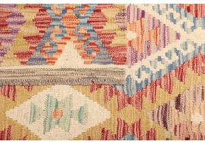 Tappeto Kilim Geometrico Beige Rosa 106x196 Cm