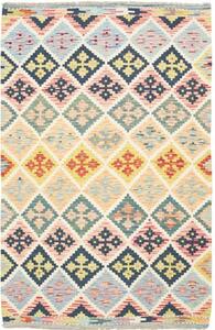 Tappeto Kilim Geometrico Multicolore 122x191 Cm