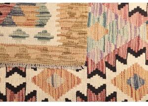Tappeto Kilim Geometrico Beige Rosa 104x187 Cm