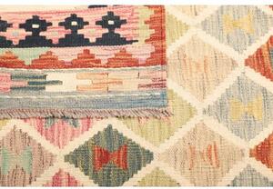 Tappeto Kilim Geometrico Multicolore 106x203 Cm