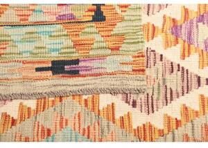 Tappeto Kilim Geometrico Multicolore Beige 101x196 Cm