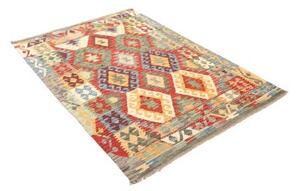Tappeto Kilim Geometrico Multicolore 127x172 Cm
