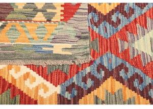 Tappeto Kilim Geometrico Multicolore 127x172 Cm
