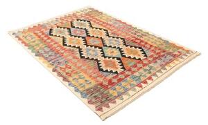 Tappeto Kilim Geometrico Multicolore 129x176 Cm