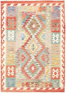 Tappeto Kilim Geometrico Multicolore 124x175 Cm