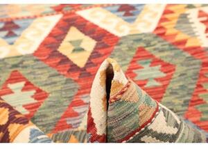 Tappeto Kilim Geometrico Multicolore 127x172 Cm