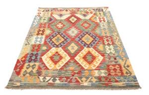 Tappeto Kilim Geometrico Multicolore 127x172 Cm