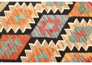 Tappeto Kilim Geometrico Multicolore 129x176 Cm