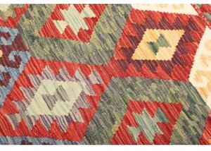 Tappeto Kilim Geometrico Multicolore 127x172 Cm