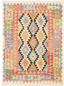 Tappeto Kilim Geometrico Multicolore 129x176 Cm