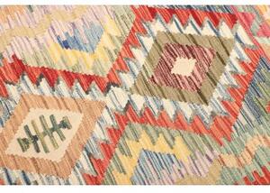 Tappeto Kilim Geometrico Multicolore 124x175 Cm