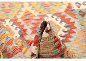 Tappeto Kilim Geometrico Multicolore 129x178 Cm