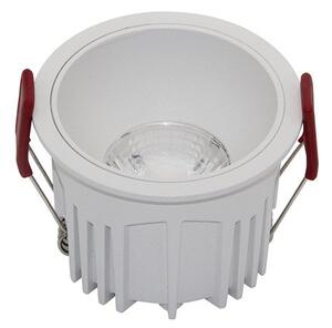 Faretto Da Incasso Moderno Alfa Led Alluminio Bianco Led Diffusore Pvc 15W