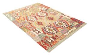 Tappeto Kilim Geometrico Multicolore 129x178 Cm