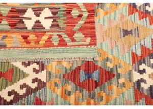 Tappeto Kilim Geometrico Multicolore 129x178 Cm