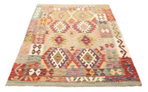 Tappeto Kilim Geometrico Multicolore 129x178 Cm
