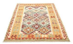 Tappeto Kilim Geometrico Giallo Multicolore 128x169 Cm