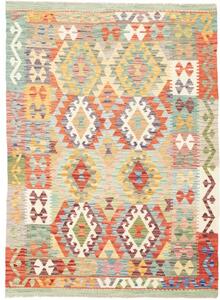 Tappeto Kilim Geometrico Multicolore 129x178 Cm