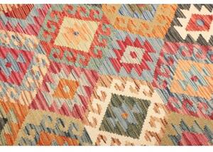 Tappeto Kilim Geometrico Multicolore 159x194 Cm