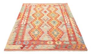 Tappeto Kilim Geometrico Rosso Multicolore 128x171 Cm