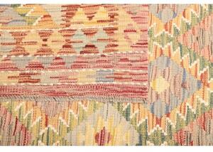 Tappeto Kilim Geometrico Rosso Mattone Beige 152x195 Cm
