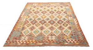 Tappeto Kilim Geometrico Multicolore 154x204 Cm