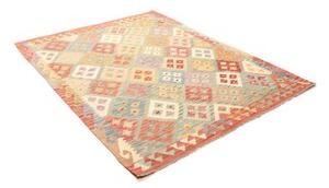 Tappeto Kilim Stilizzato Multicolore 154x200 Cm