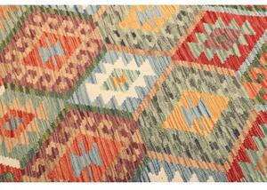 Tappeto Kilim Geometrico Multicolore 155x201 Cm