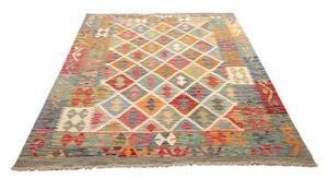 Tappeto Kilim Geometrico Multicolore 153x194 Cm