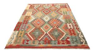 Tappeto Kilim Geometrico Multicolore 155x201 Cm