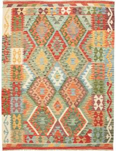 Tappeto Kilim Geometrico Multicolore 155x201 Cm