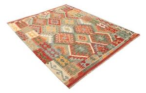 Tappeto Kilim Geometrico Multicolore 155x201 Cm