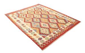 Tappeto Kilim Geometrico Multicolore 158x194 Cm