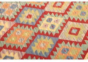Tappeto Kilim Geometrico Multicolore 158x194 Cm
