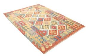 Tappeto Kilim Geometrico Multicolore 151x200 Cm