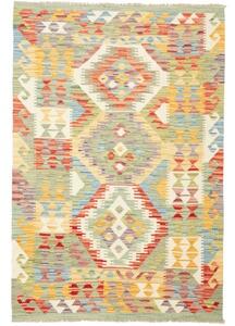 Tappeto Kilim Geometrico Multicolore 103x154 Cm