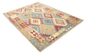 Tappeto Kilim Geometrico Multicolore 155x195 Cm
