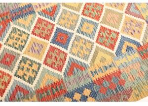 Tappeto Kilim Geometrico Multicolore 151x200 Cm