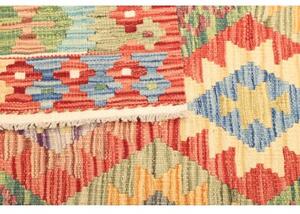 Tappeto Kilim Geometrico Rosso Multicolore 151x203 Cm