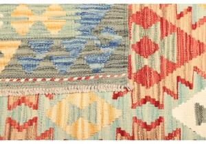 Tappeto Kilim Geometrico Rosso Multicolore 149x201 Cm