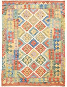 Tappeto Kilim Geometrico Multicolore 151x200 Cm