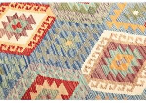 Tappeto Kilim Geometrico Multicolore 155x195 Cm