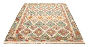 Tappeto Kilim Geometrico Avorio Multicolore 155x194 Cm