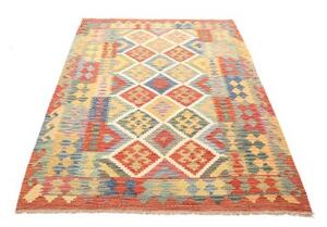 Tappeto Kilim Geometrico Multicolore 151x200 Cm