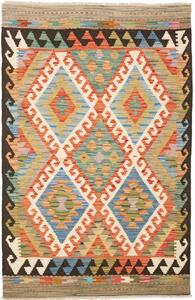 Tappeto Kilim Geometrico Multicolore 103x158 Cm