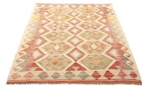 Tappeto Kilim Geometrico Avorio Multicolore 112x156 Cm