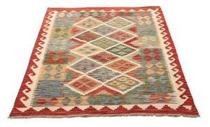 Tappeto Kilim Stilizzato Multicolore 101x142 Cm