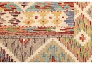 Tappeto Kilim Geometrico Multicolore Beige 102x150 Cm