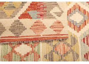 Tappeto Kilim Geometrico Avorio Multicolore 112x156 Cm